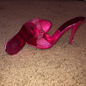 Hot pink heels